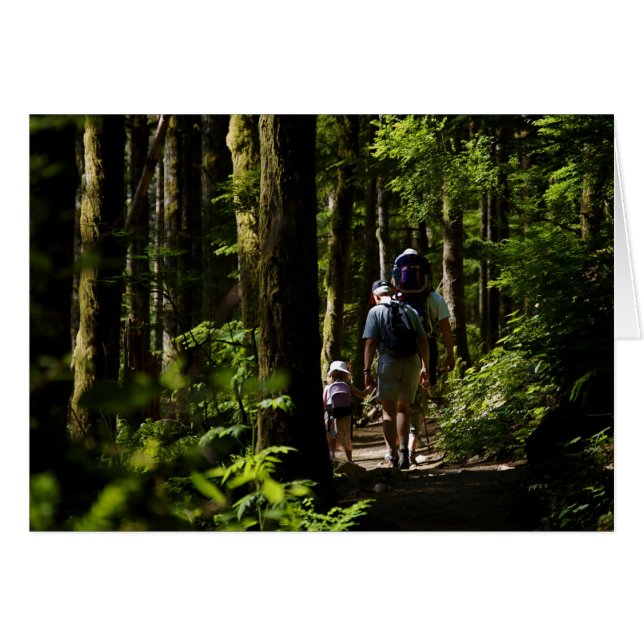 Walking in the woods (Front Horizontal)