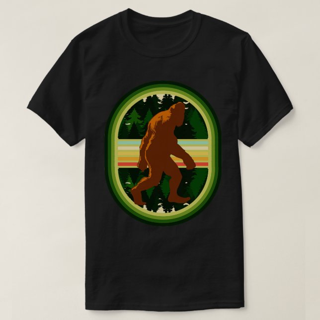 walking infront of trees T-Shirt (Design Front)