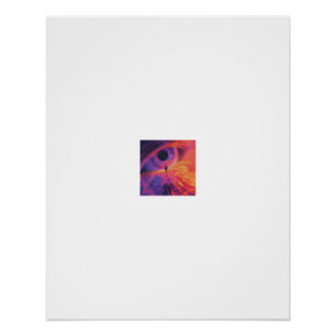 Walking Into The Giant Cosmic Eye Poster