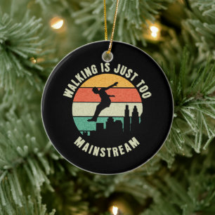 Walking Is Just Too Mainstream Ceramic Tree Decoration