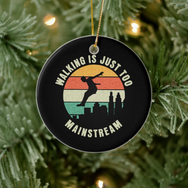 Walking Is Just Too Mainstream Ceramic Tree Decoration (Tree)