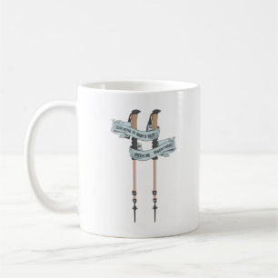 walking is the best medic Hippocrates hiking pulse Coffee Mug