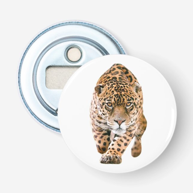 Walking Jaguar Eyes Bottle Opener (Front)
