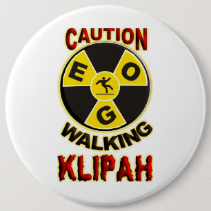 Walking Klipah 6 Cm Round Badge
