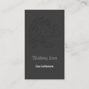 Walking Lion Card