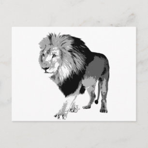 Walking Lion Postcard
