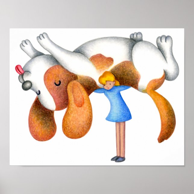 Walking my dog ​​is a hassle. poster (Front)