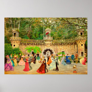 Walking on Quinta da Regaleira (Portugal) Poster