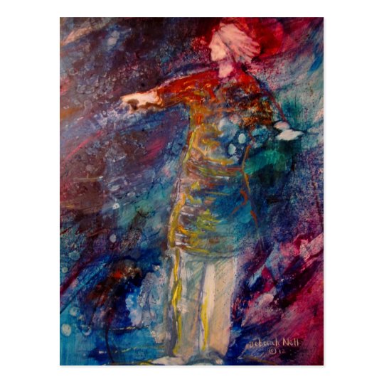 "Walking On Water" Postcard