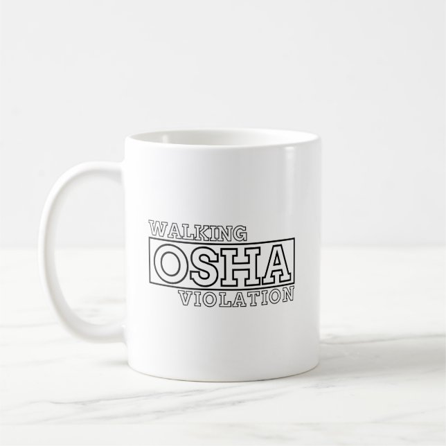 Walking Osha Violation Coffee Mug (Left)