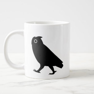 Walking Owl Silhouettes Large Coffee Mug