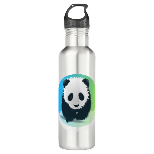 Walking Panda 2 710 Ml Water Bottle (Front)
