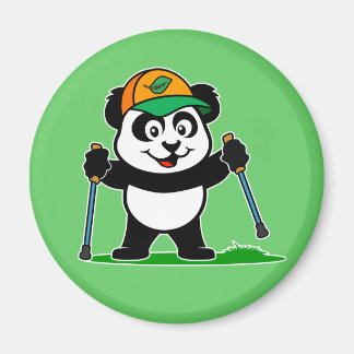 Walking Panda Magnet