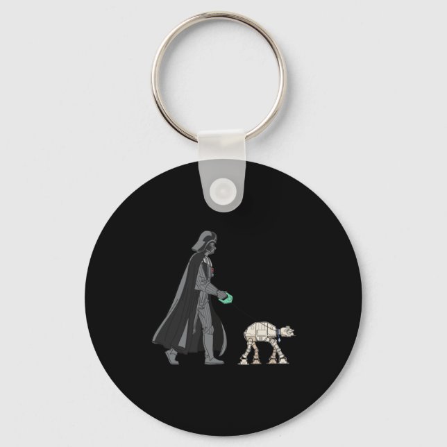 Walking Pet At At  Key Ring (Front)