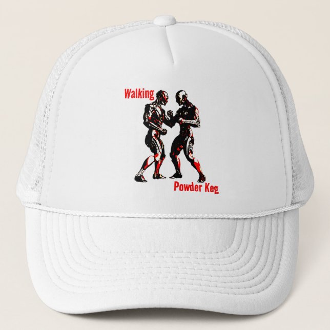 Walking Powder Keg Trucker Hat (Front)