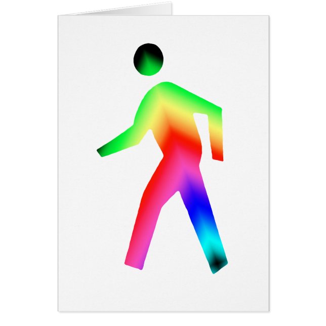 Walking Rainbow Man (Front)