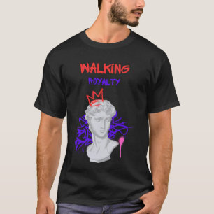 Walking Royalty Greek Statue Mythology Sculpture A T-Shirt
