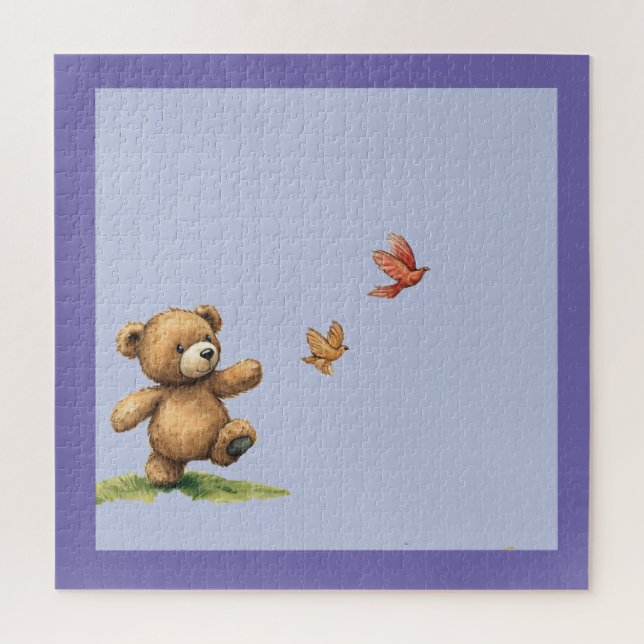 WALKING TEDDY JIGSAW PUZZLE (Vertical)