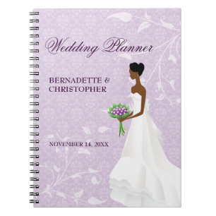 Walking the Aisle Purple Wedding Planner Notebook