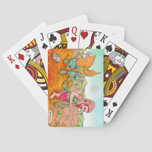 Walking the Gargoyle Deck Playing Cards (Back)