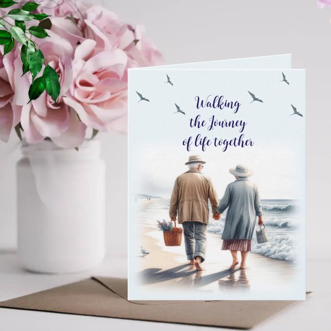 Walking the Journey of Life - Senior  Card (Creator Uploaded)