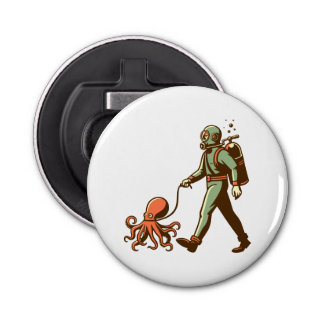 Walking the octopus bottle opener