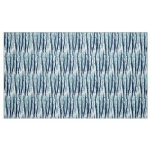 Walking Through Snowy Forest Fabric