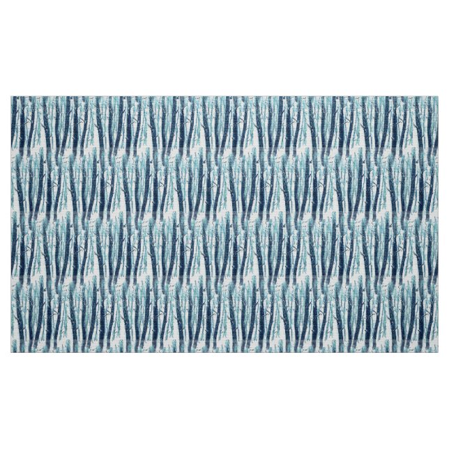 Walking Through Snowy Forest Fabric (Fat Quarter)