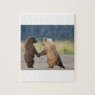 Walking Together Hand In Hand Jigsaw Puzzle