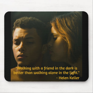 Walking together mouse mat