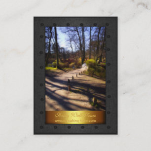 Walking Tours - Fairy Walk Scene Business Card