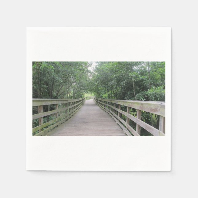 Walking Trail Cocktail Napkins (Front)