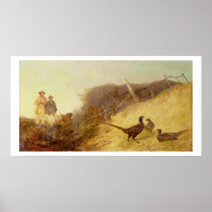 Walking up Pheasants on the 1st of October (see al Poster