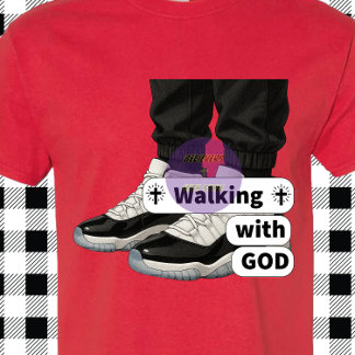 Walking with GOD - Christian T-Shirt