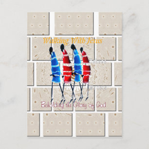 Walking With Jesus Hakuna Matata Inspired Beautifu Postcard