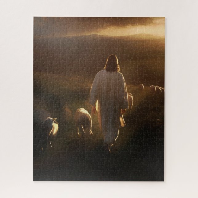 Walking with Jesus  Jigsaw Puzzle (Vertical)