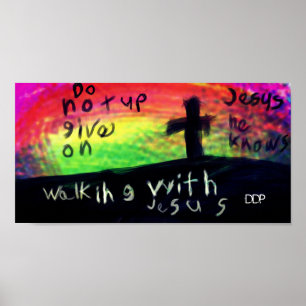 Walking with Jesus Poster