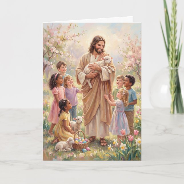 Walking with the Savior Easter Card (Front)