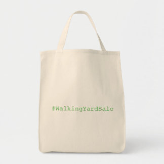 Walking Yard Sale Grocery Tote Bag