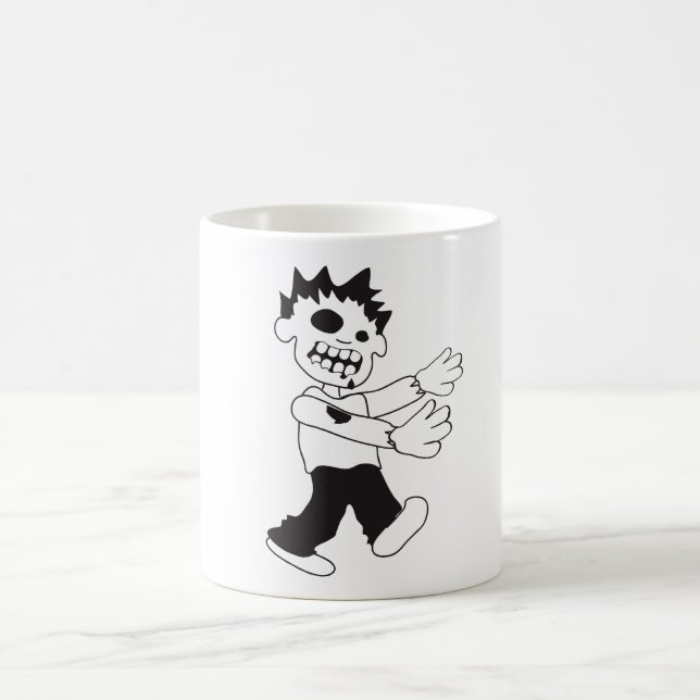 Walking Zombie Coffee Mug (Center)