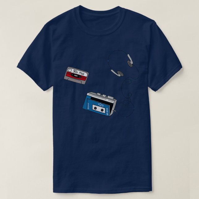 Walkman 90s mix T-Shirt (Design Front)
