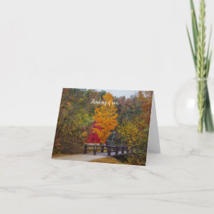 Walkway Bridge To Alley Mill Thinking Of You Card