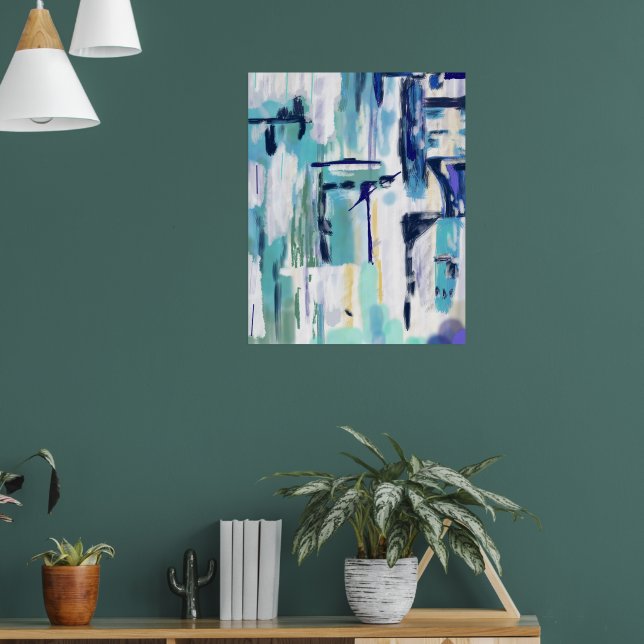 Wall Abstract  Art Poster (Living Room 1)
