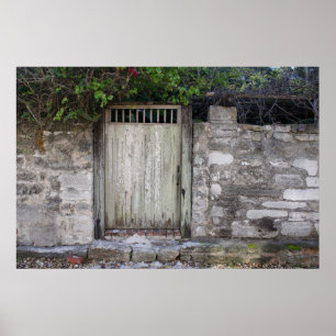 Wall and doorway poster