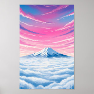 Wall art. Above the clouds Poster