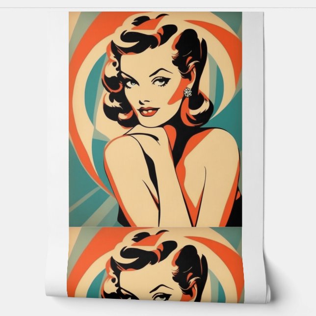 Wall Art - Art Deco Style Elegant  (Unrolling)