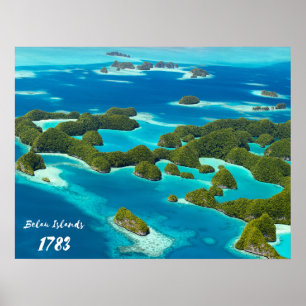 Wall Art Belau Islands 1783