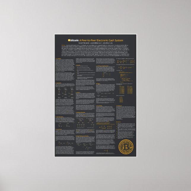 Wall Art & Décor  Bitcoin (Front)