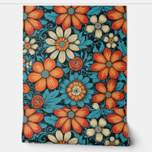 Wall Art Decor Folk Floral