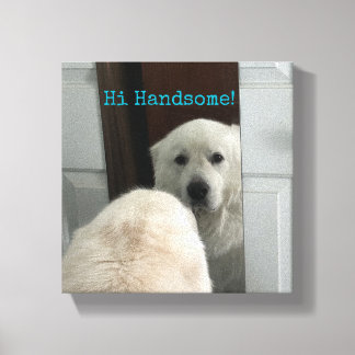 Wall Art Dog in Mirror